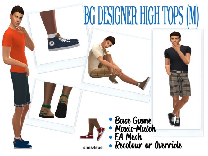 BG Designer High Tops (M) SIMLISH