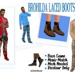 BROHILDA’S LACED BOOTS