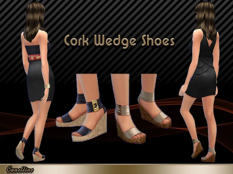 Cork Wedge Shoes