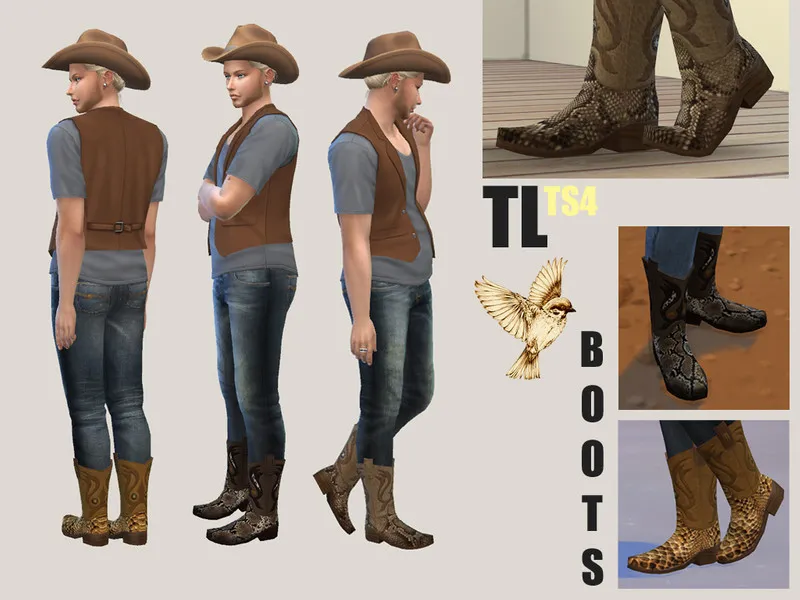 Cowboy Boots MOCKINGBIRD