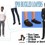 EP01 BUCKLED LOAFERS