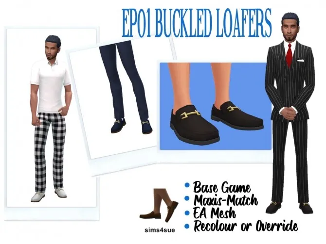 EP01 BUCKLED LOAFERS
