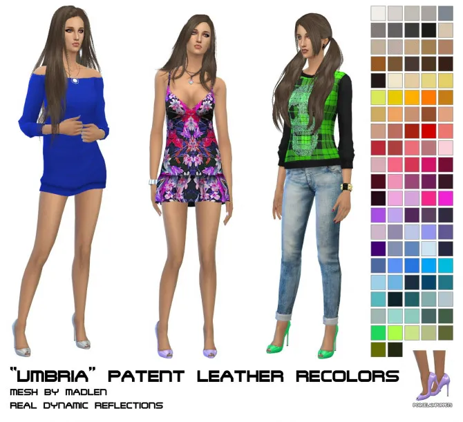 Madlen Umbria peeptoe pumps recolors