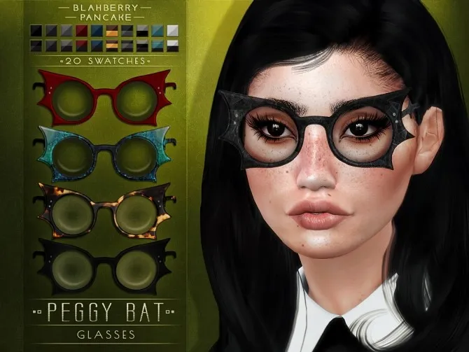 Peggy bat glasses