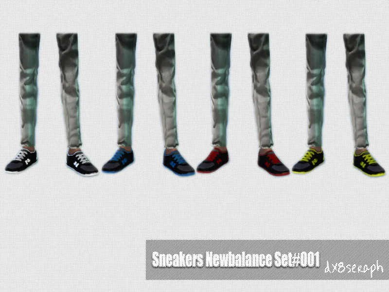 Sneakers Newbalance Set#001