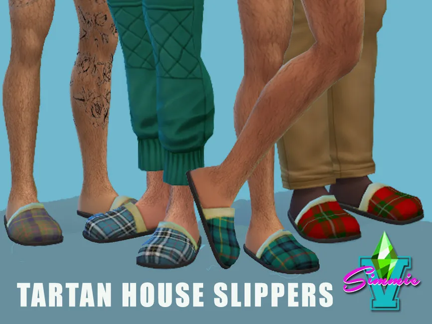 Tartan House Slippers