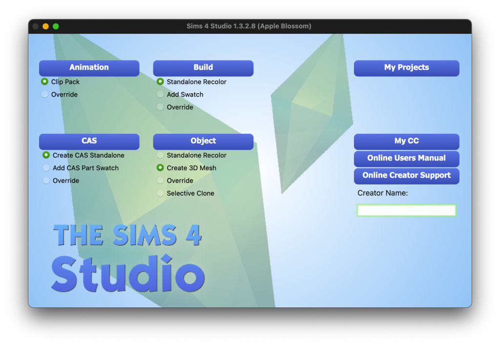 The Sims 4 Studio