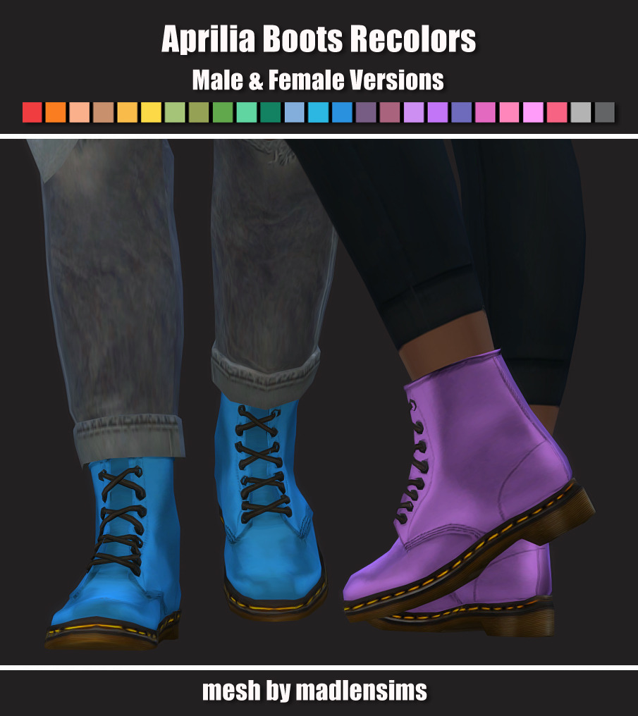 Aprilia Boots Recolors