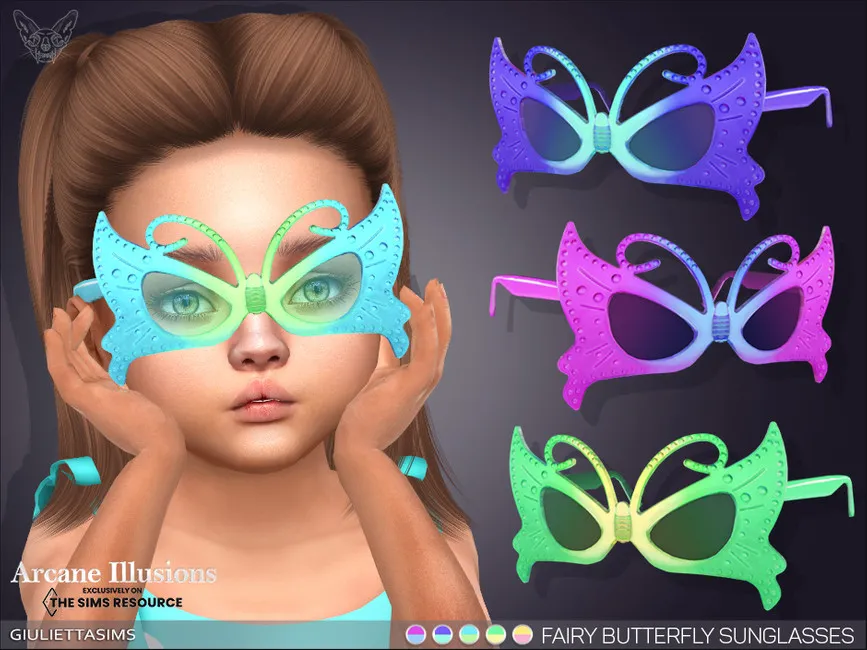 Arcane Illusions – Fairy Butterfly Sunglasses For Toddlers