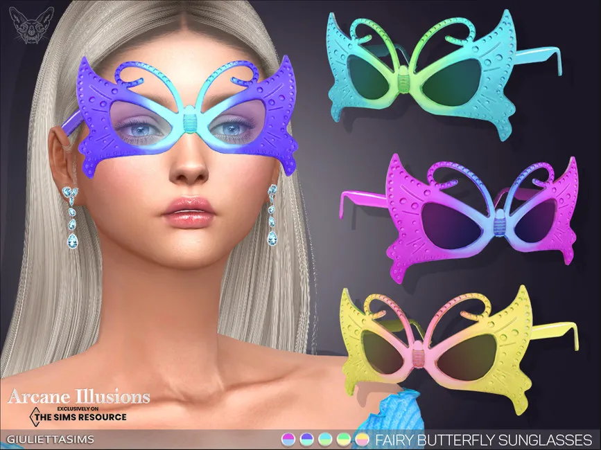 Arcane Illusions – Fairy Butterfly Sunglasses