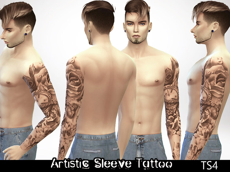 Artistic Sleeve Tattoo