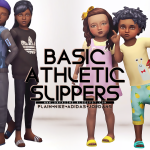 Basic Athletic Slippers