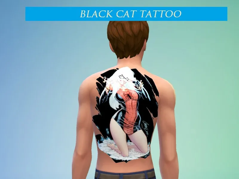 Black Cat tattoo
