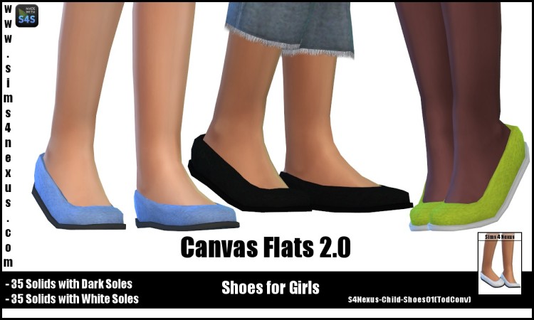 Canvas Flats for Kids