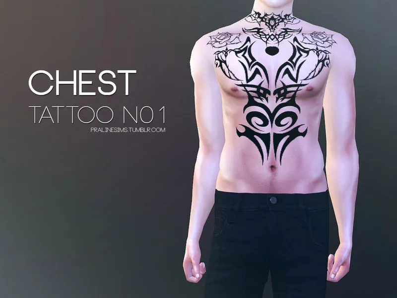 Chest Tattoo N01