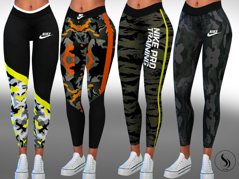 Colorful Athletic Yoga And Fitness Leggings