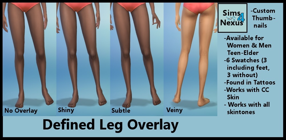 Defined Leg Overlay