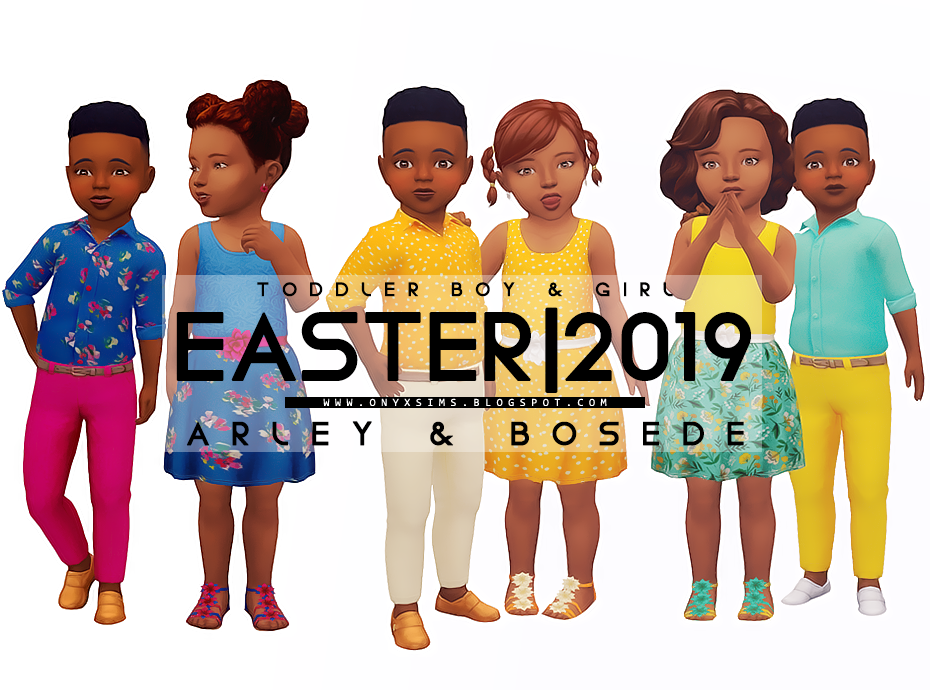 Easter 2019 Toddler Arley & Bosede Sets