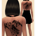 Female Back Tattoos