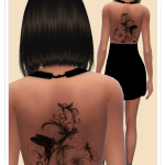 Female Back Tattoos