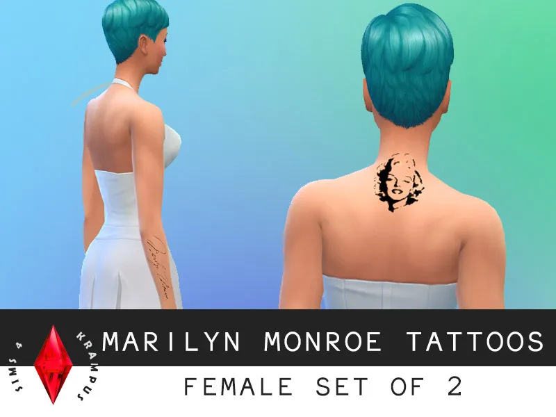 Female Marilyn Monroe Tattoos