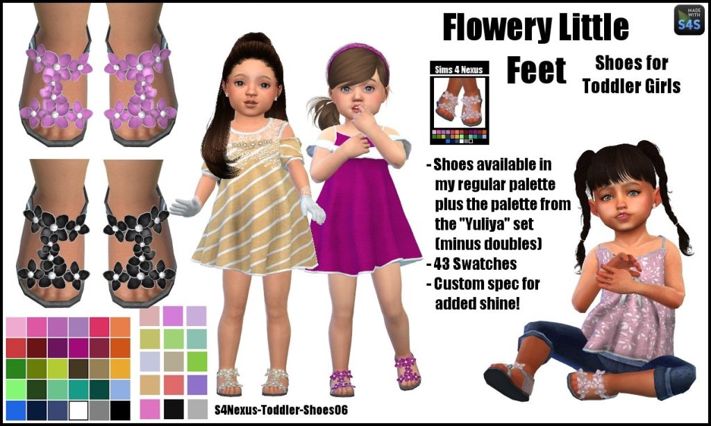 Flowery Little Feet