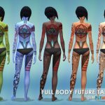 Futuristic Tattoo (Full Body)