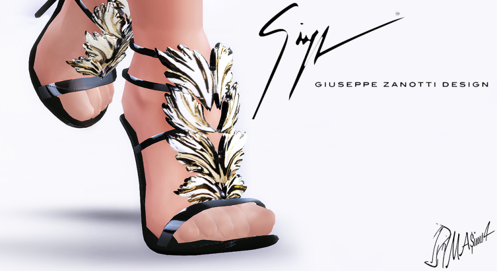 Giuseppe Zanotti Gold Leaf Sandals