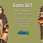 Hijab Model048 & Sasha SET