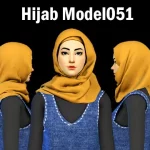 Hijab Model051 & 052 With Carina Collections
