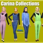 Hijab Model051 & 052 With Carina Collections