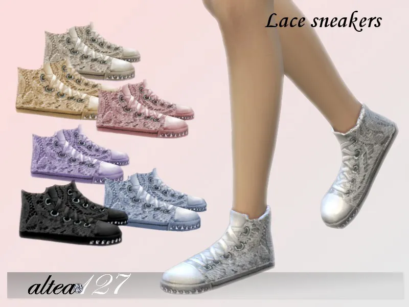 Lace sneakers