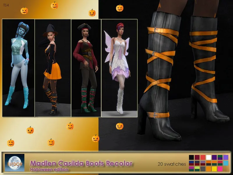 Madlen Casilda Boots Halloween edition – mesh needed