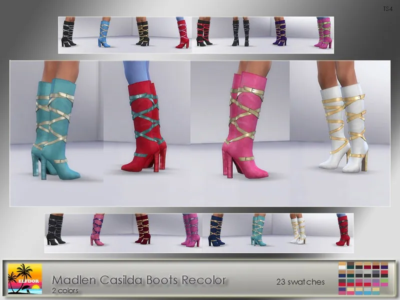 Madlen Casilda Boots Recolor – 2 colors – mesh needed