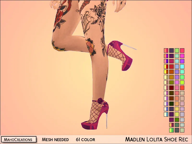 Madlen Lolita Shoe Recolor – mesh needed
