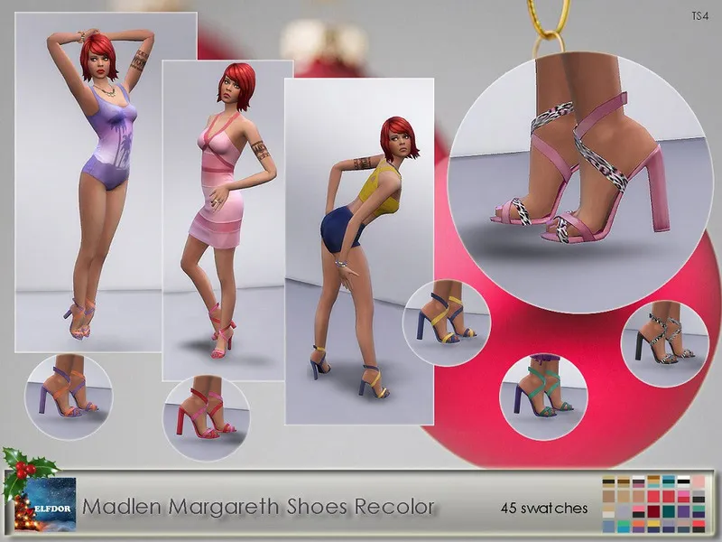 Madlen Margareth Shoes Recolor – mesh needed