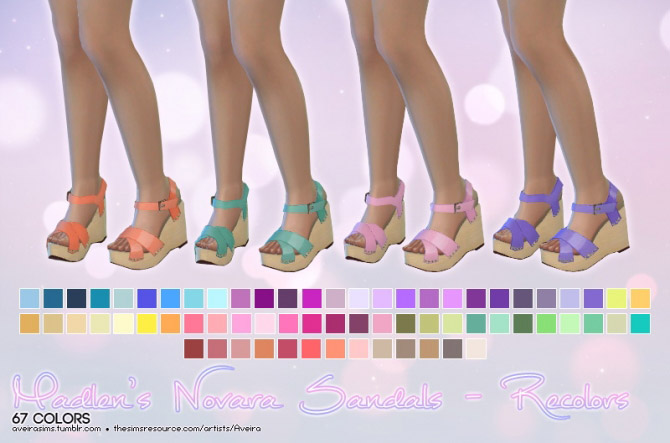 Madlens Novara Sandals 67 recolors