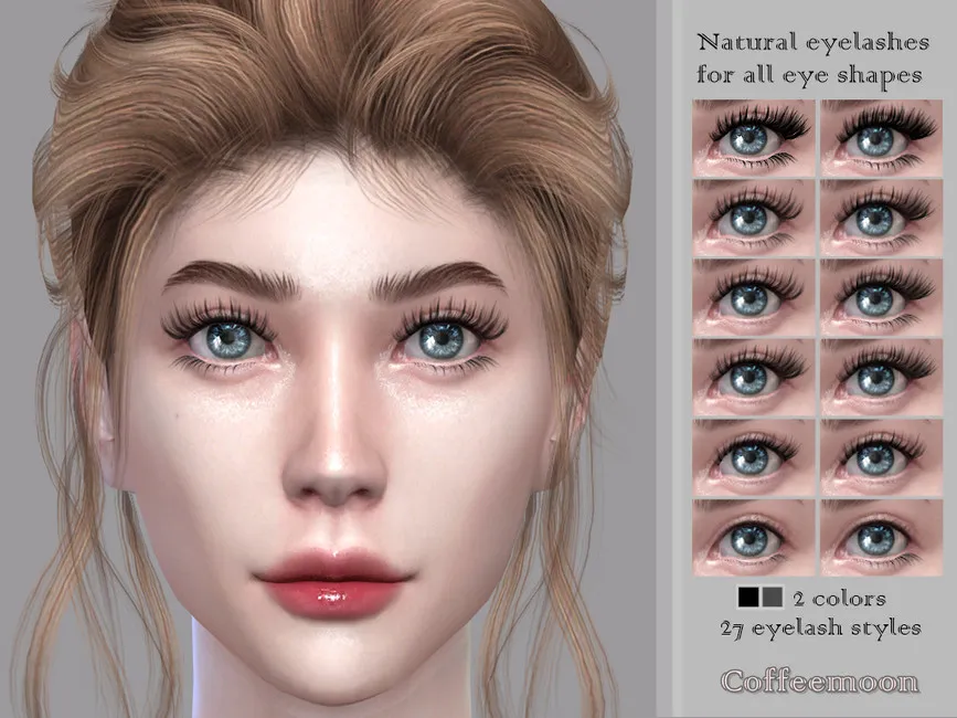 Natural eyelashes for all eye shapes