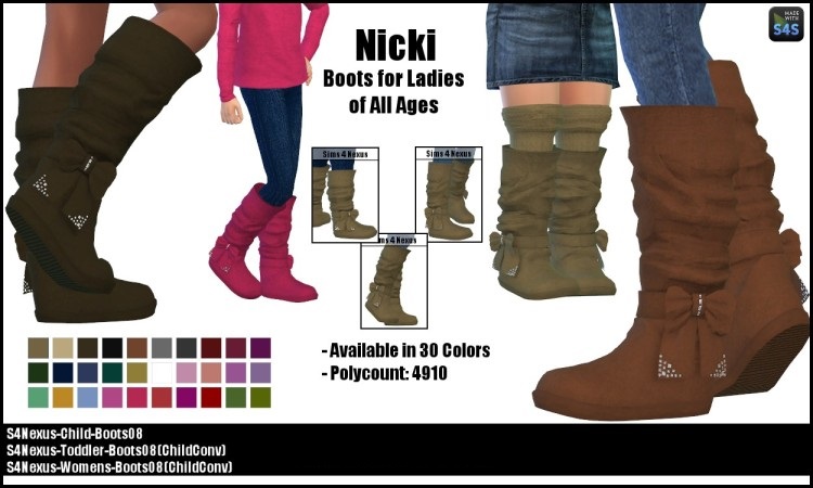 Nicki boots F all ages