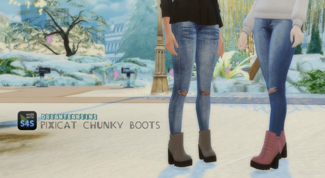 Pixicat Chunky Boots (S3 to S4)