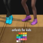 Rainbow Oxford Shoes For Kids