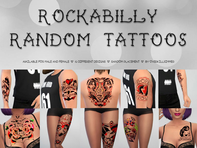 Rockabilly Random Tattoos