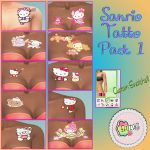 Sanrio Tattoo packs