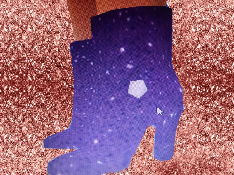 Selena Quintanilla Purple Boots