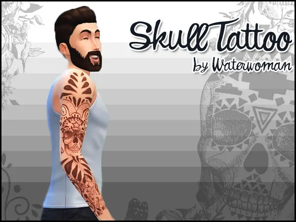Skull Tattoo for males