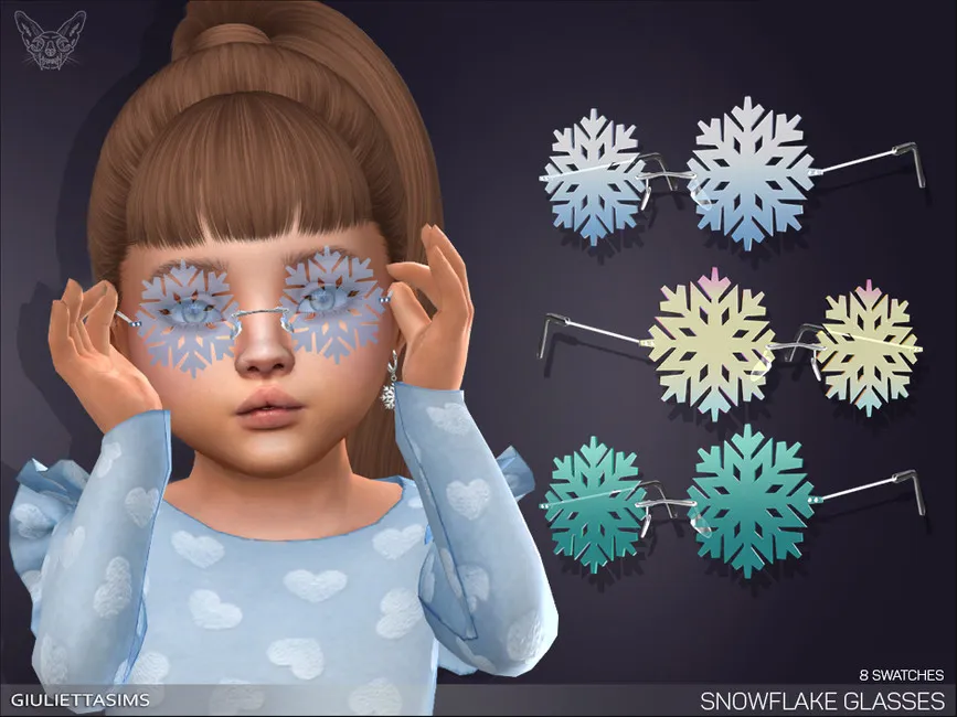 Snowflake Glasses For Toddlers