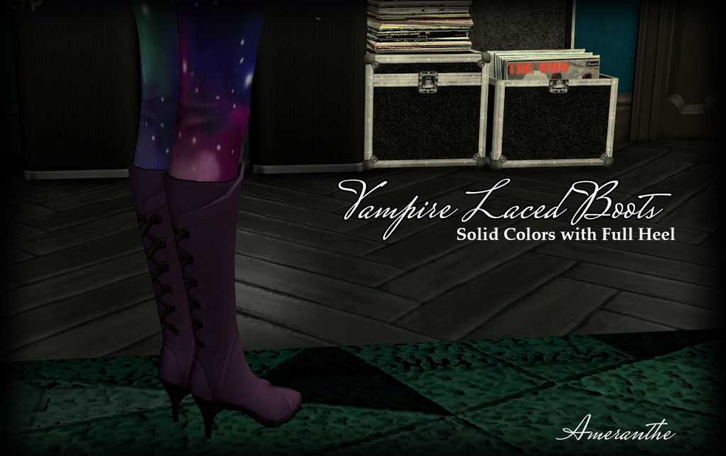 Vampire Laced Boots