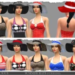Vintage Swimsuits 12 Designs and Summer Hats