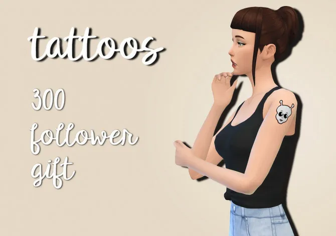 300 Followers Gift Tattoos