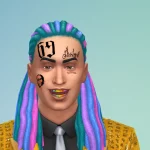 6IX9INE FACE TATTOOS & RAINBOW GRILLZ PACK